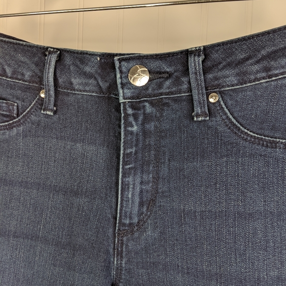 JESSICA SIMPSON Skinny Crop Ankle Zip Jeans Sz 30 - Picture 9 of 11